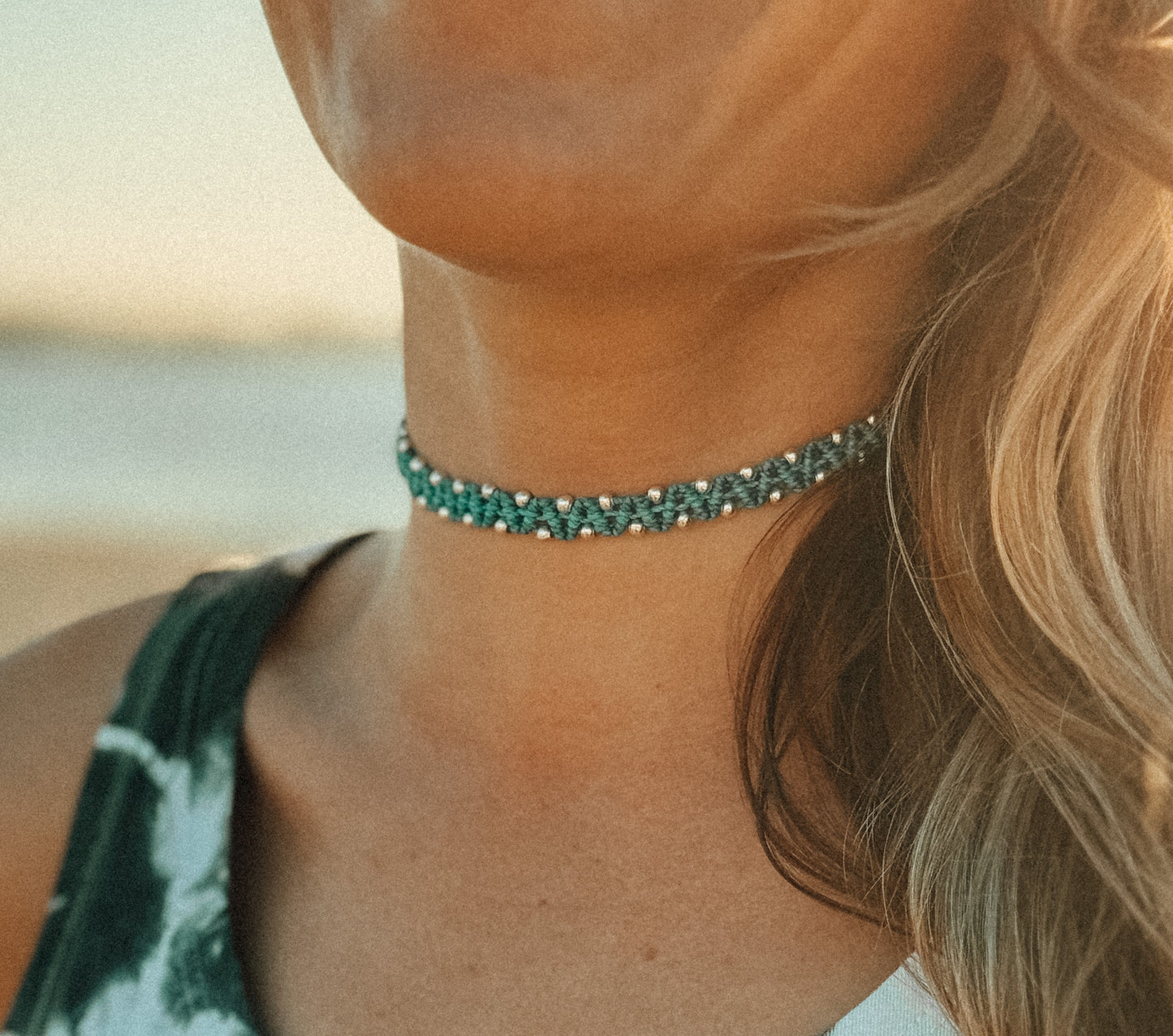 Choker de Macramé simple