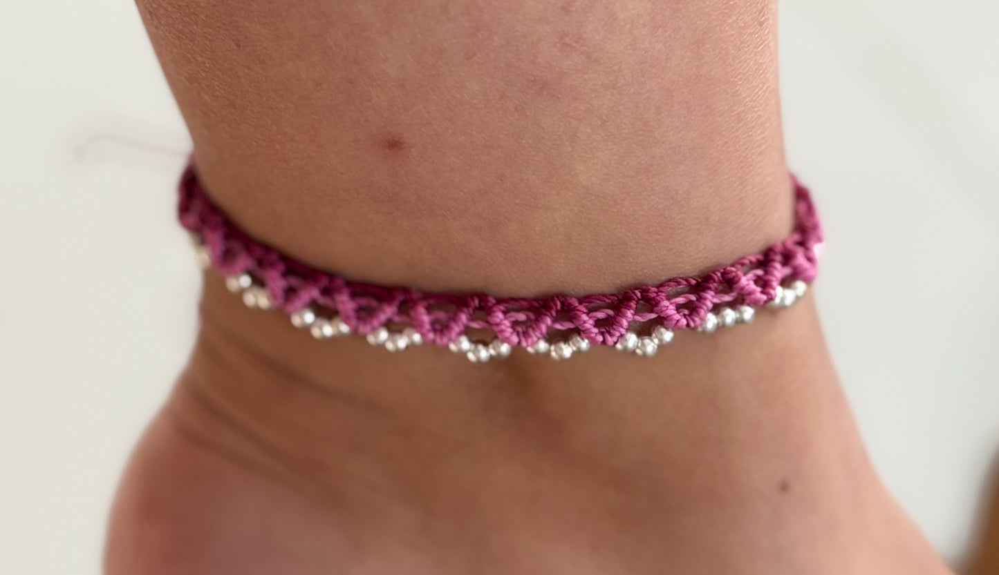 Tobillera India dos colores