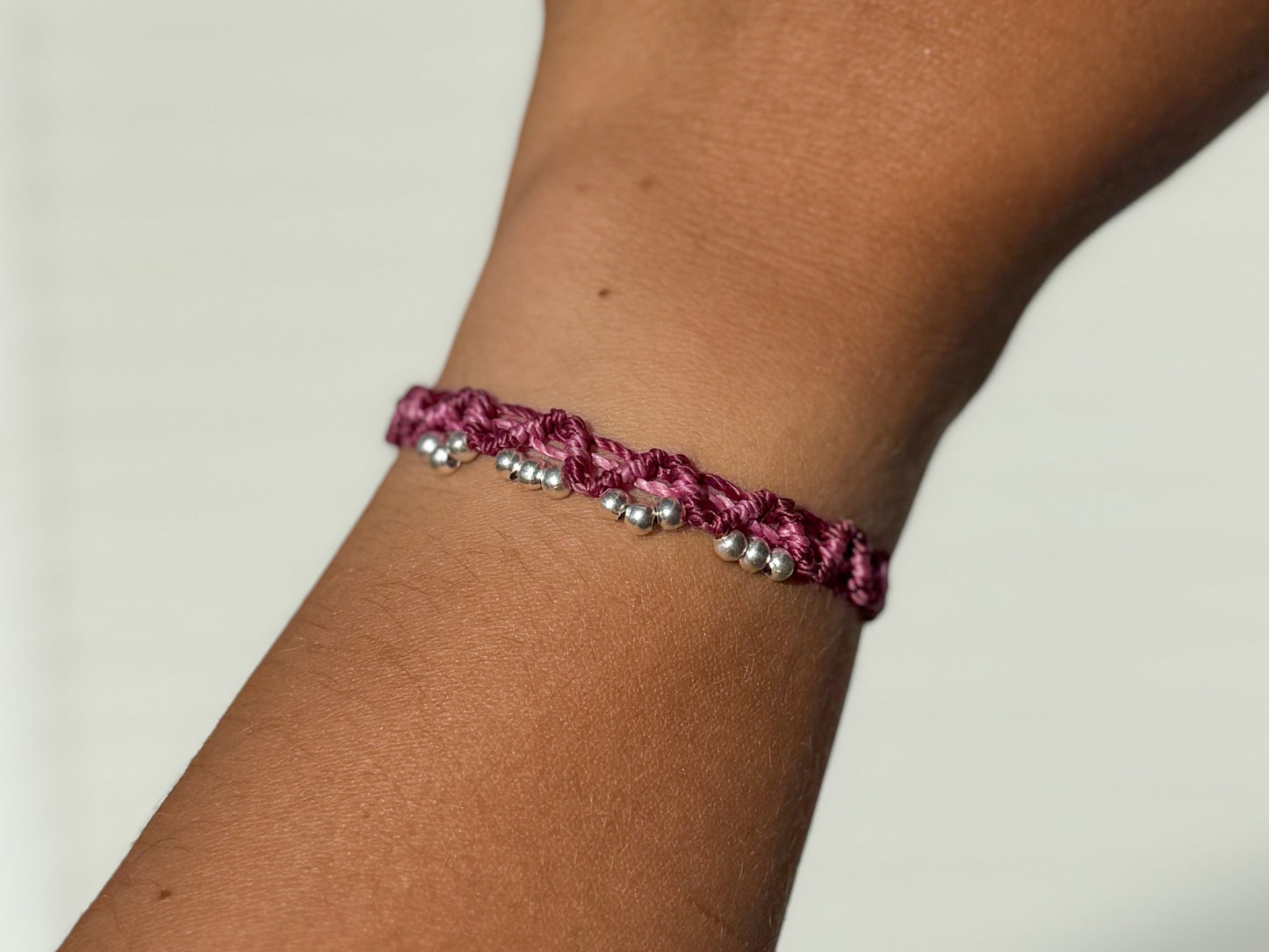 Pulsera de Macramé 2 colores