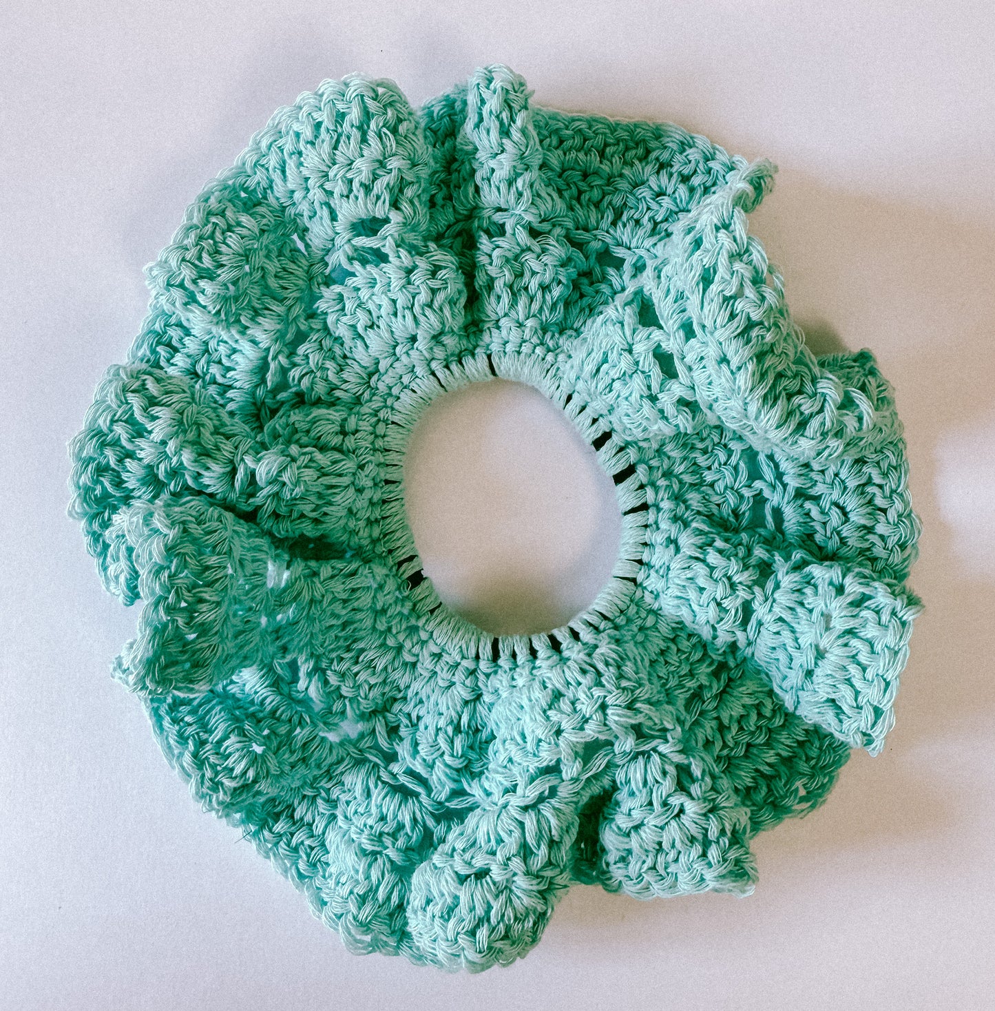 Colet a crochet Turquesa