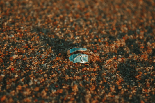 Anillo BALI con ola