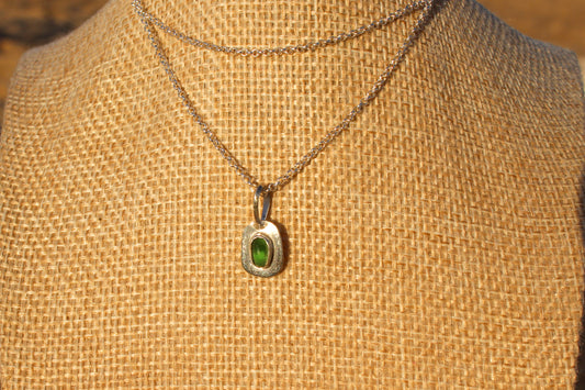 Colgante seaglass verde mini